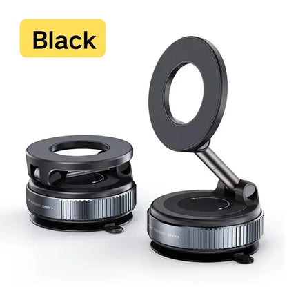 Magnetic Phone Holder 360° Rotatable Phone Holder | Foldable Design, Vacuum Suction Cup | Perfect for Car Dashboard