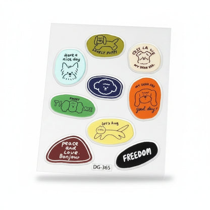 Kawaii 3D Jelly Phone Case Stickers