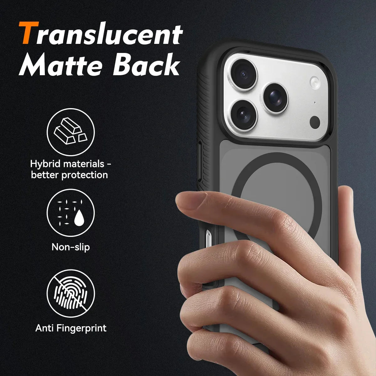 360 Full Body Matte MagSafe iPhone Case