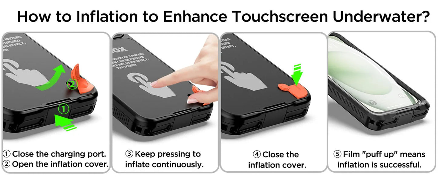 Waterproof Phone Pouch for iPhone