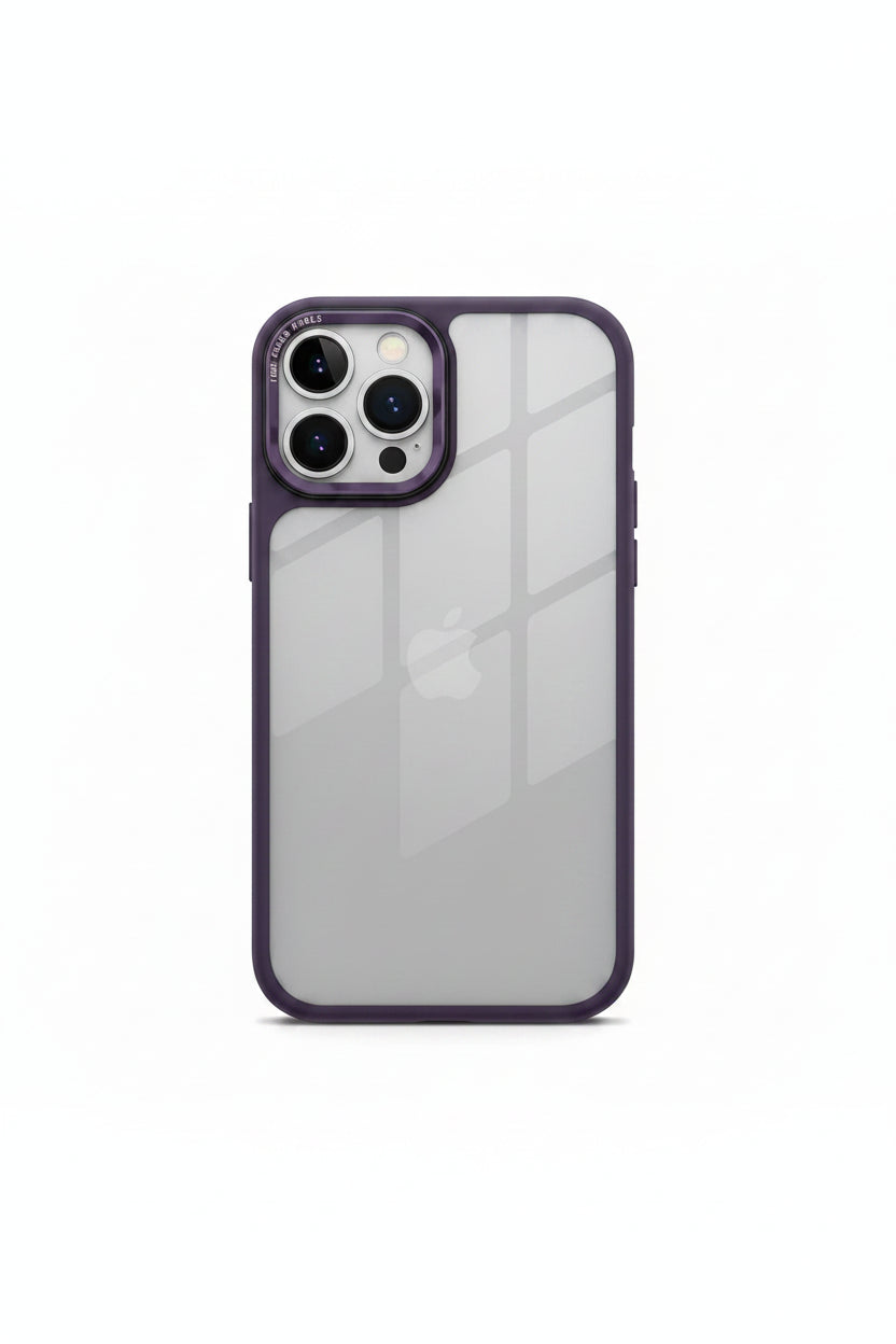 Orange Transparent Bumper iPhone Case