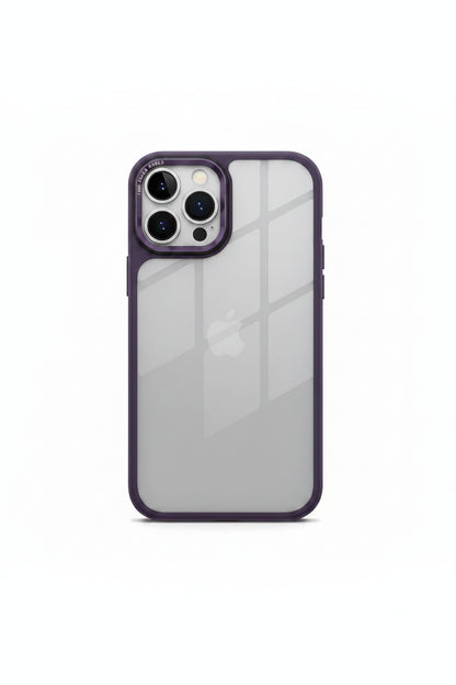 Orange Transparent Bumper iPhone Case