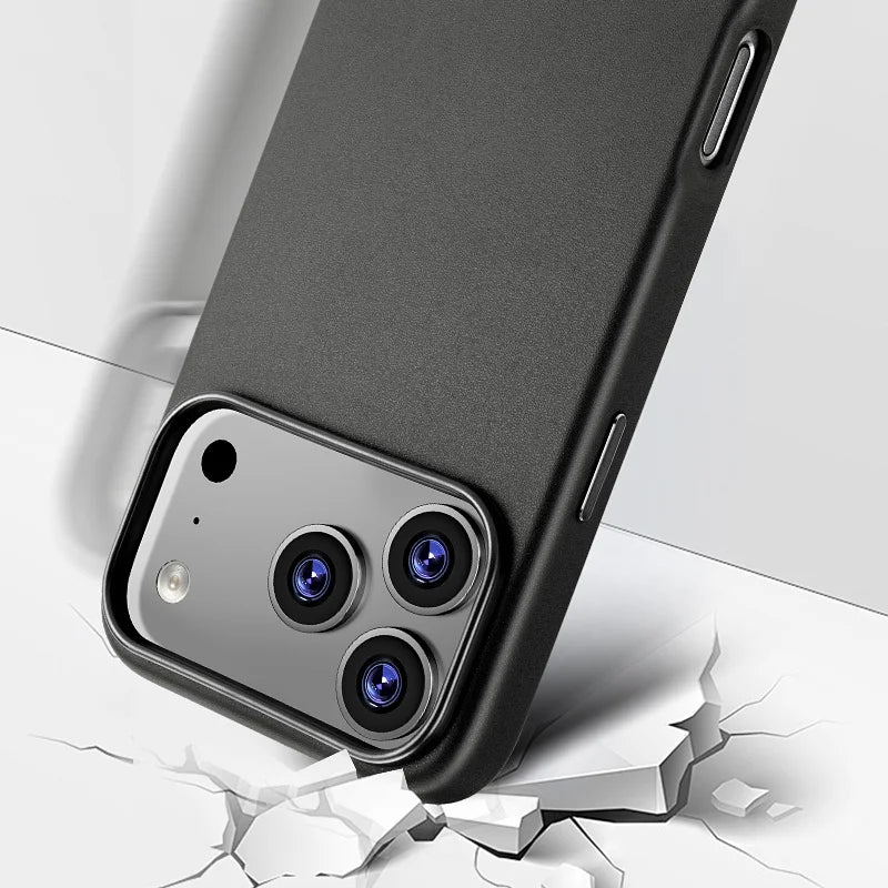 Slim Business Leather MagSafe iPhone Case