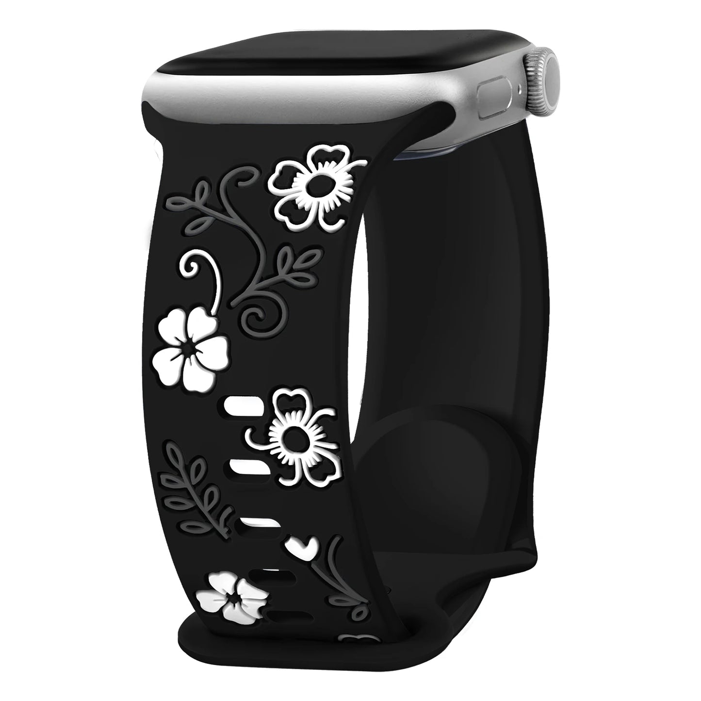 Engraved Silicone Band for Apple Watch