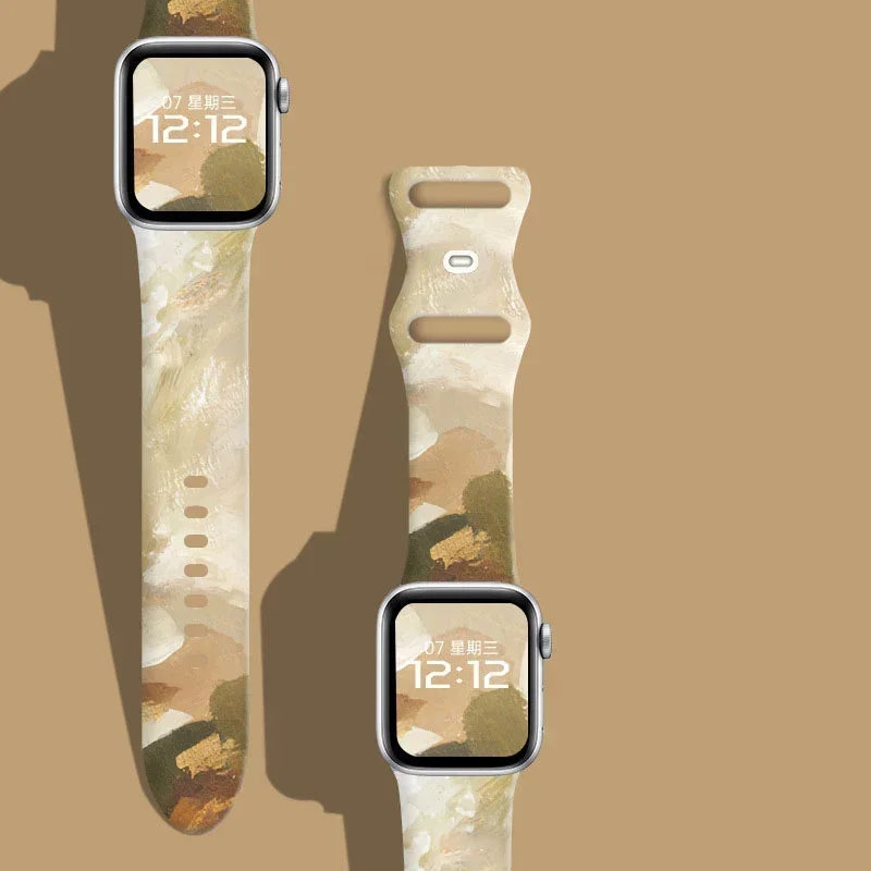 Black Unity Silicone Apple Watch Band