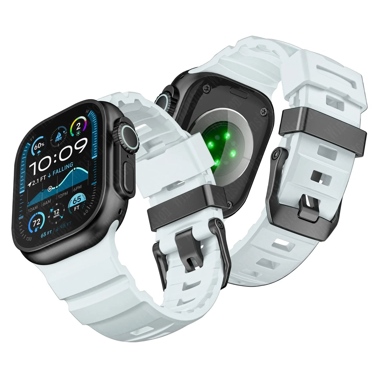 Fluorescent Sport Silicone Apple Watch Band