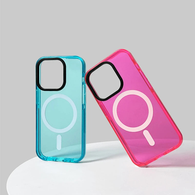 Neon Glow | Magnetic Clear Case