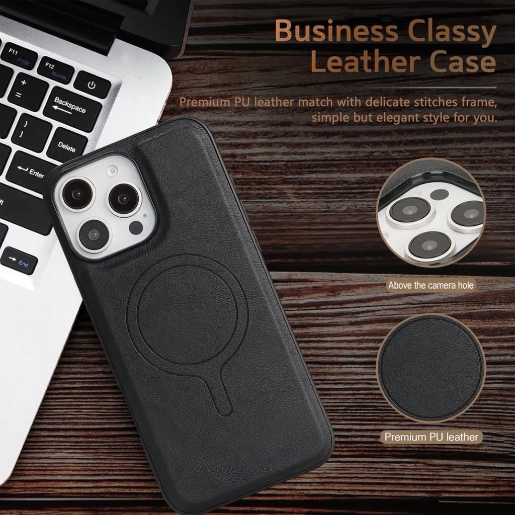 LeatherMag Elite | MagSafe Leather Case