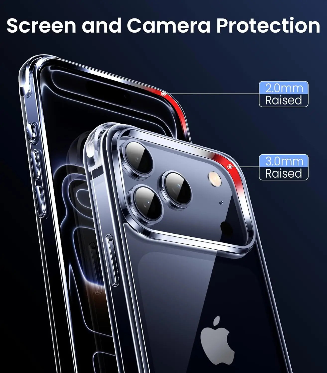 Crystal Clear Shockproof iPhone Case