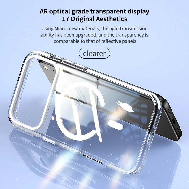 Luxury Clear MagSafe iPhone Case