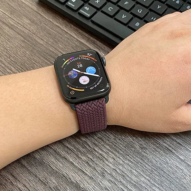 FlexWeave | Elastic Braided Band For Apple Watch