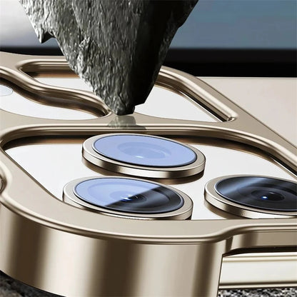 Frameless Metal Bumper Corner Case for iPhone