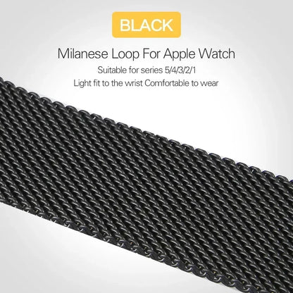 Milanese Loop Stainless Steel Apple Watch Band