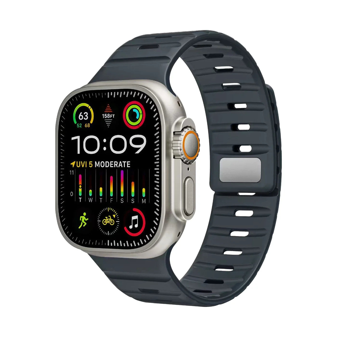 Magnetic Silicone Apple Watch Band