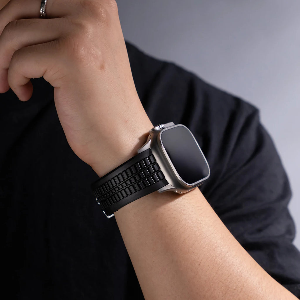 TitanSport Elite | Silicone Metal Watch Band