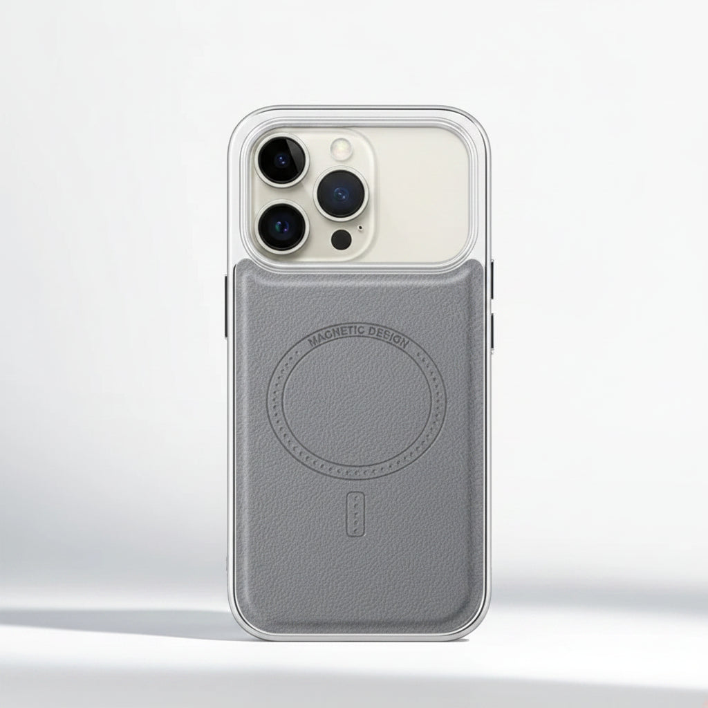 Luxury MagSafe Leather Bumper iPhone Case