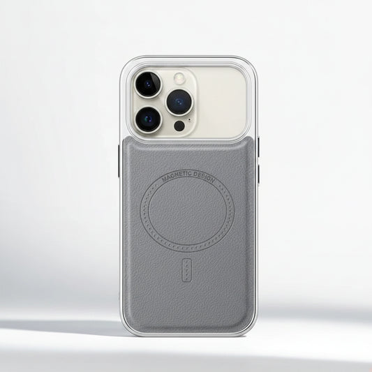 Luxury MagSafe Leather Bumper iPhone Case