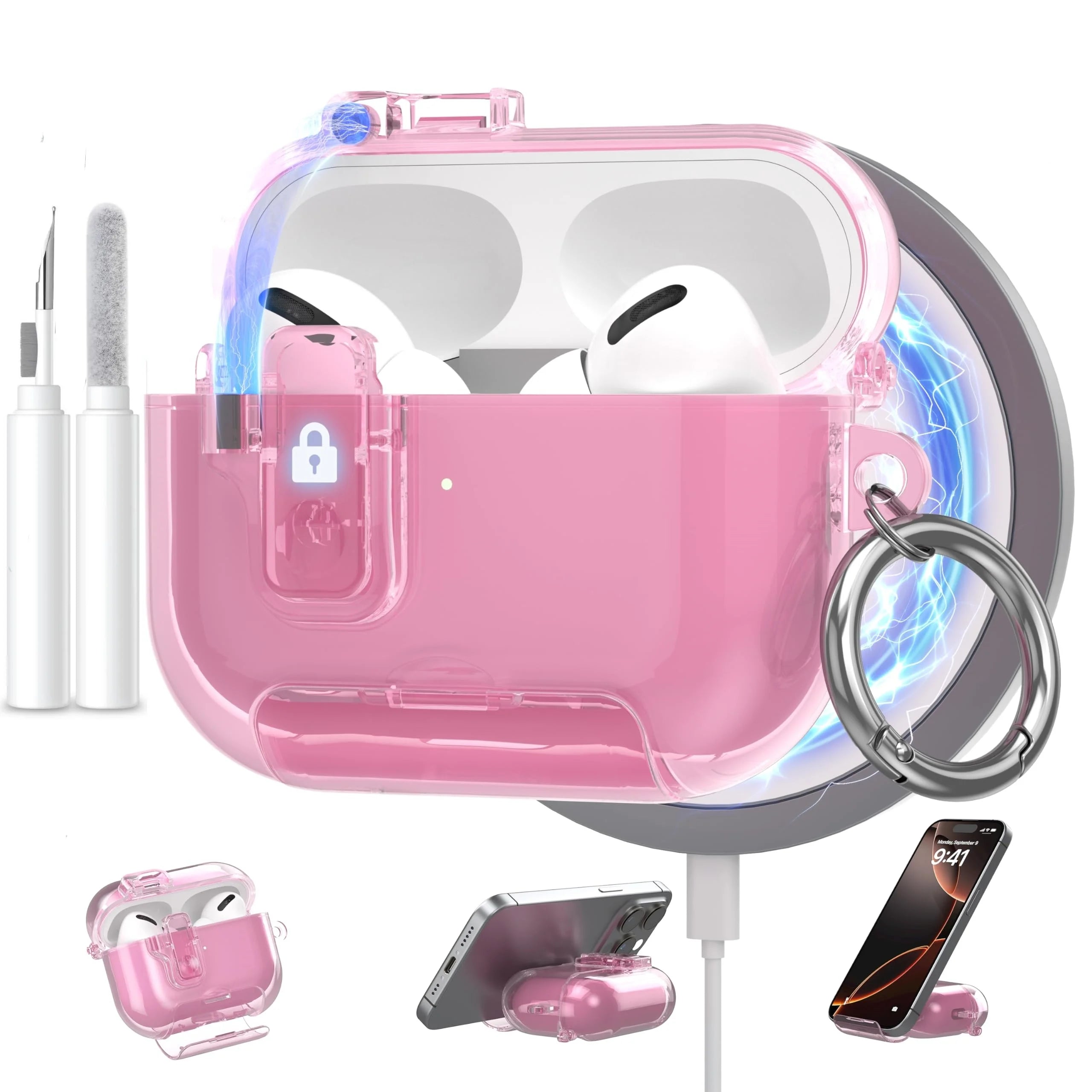 Crystal Lock | AirPods Pro Protective Case