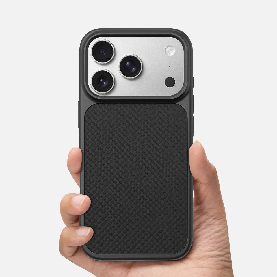 Funda de iPhone MagSafe de fibra de carbono
