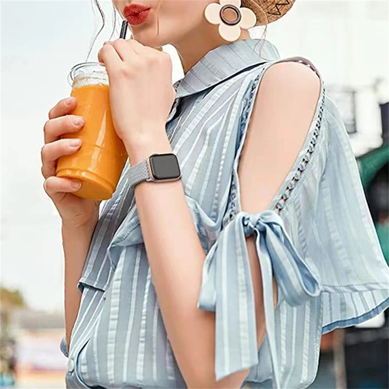 FlexWeave | Elastic Braided Band For Apple Watch