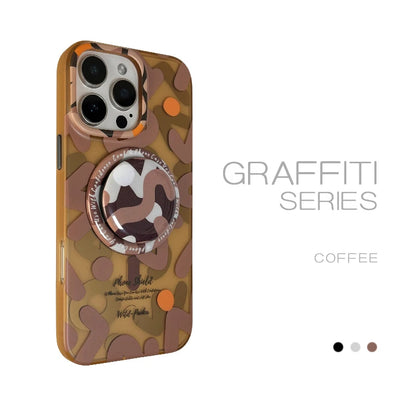 Graffiti MagSafe Stand iPhone Case