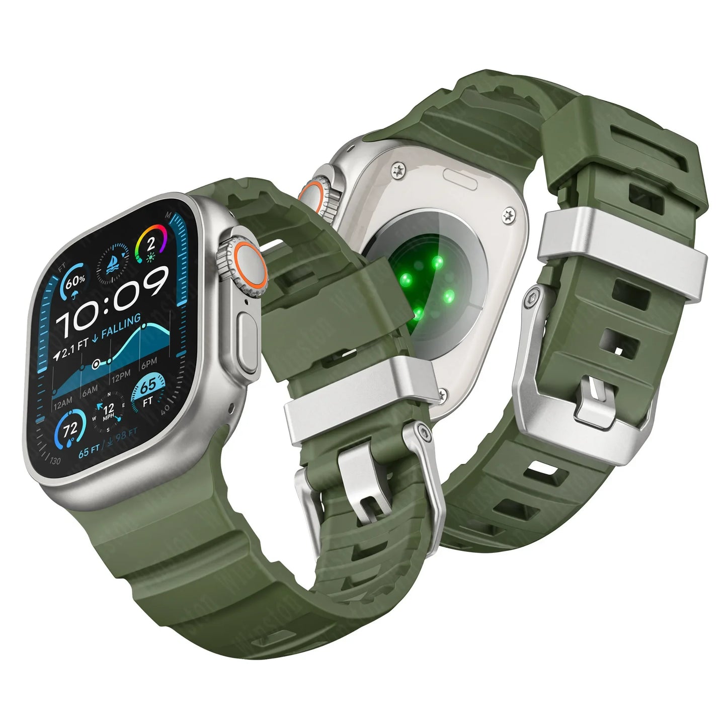 Fluorescent Sport Silicone Apple Watch Band