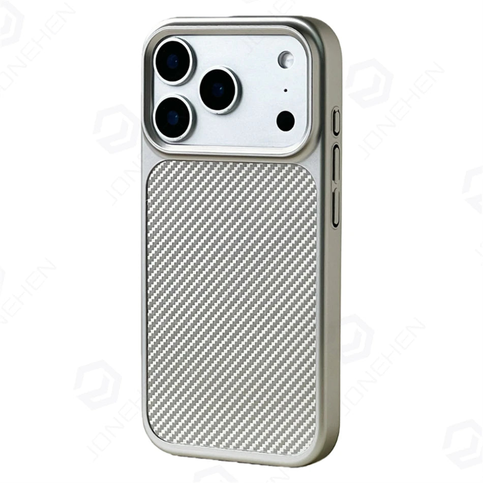 Carbon Fiber MagSafe Armor iPhone Case