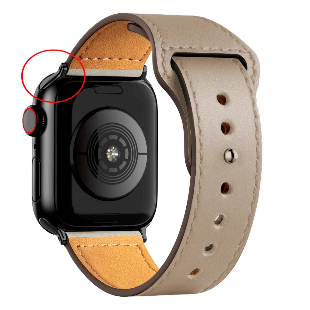 Classic Leather Apple Watch Band