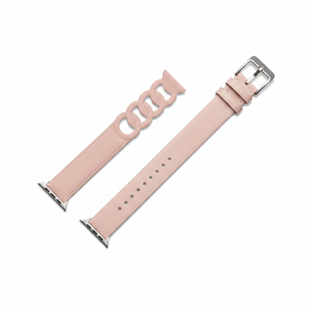 Double Tour Swift Leather Band for Apple Watch