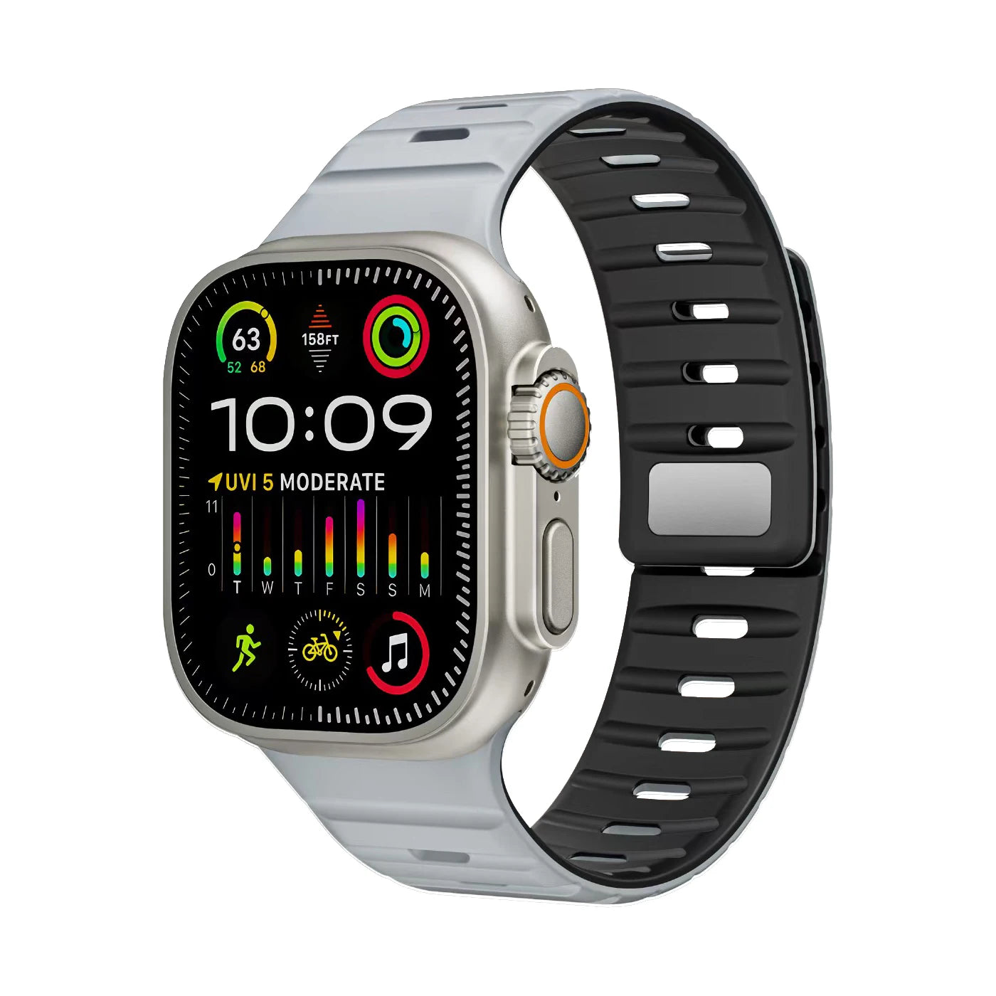 Magnetic Silicone Apple Watch Band