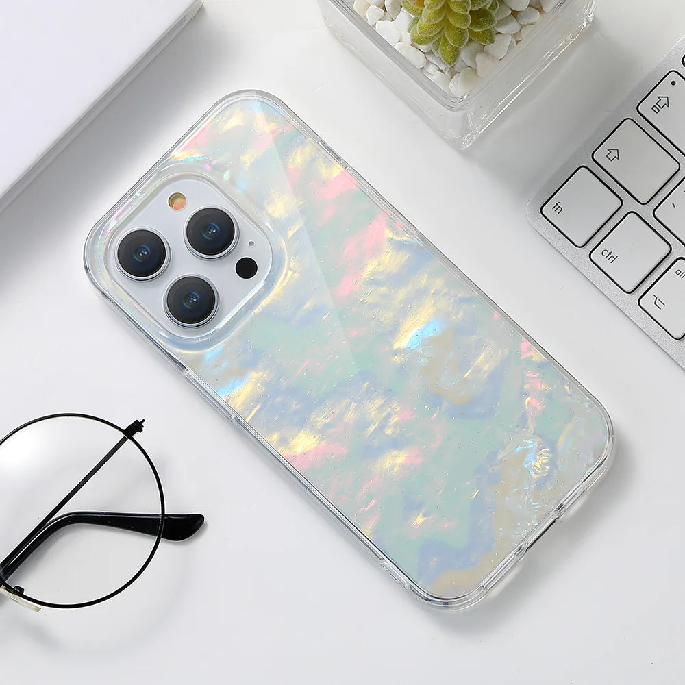 Pearl Aura | Magnetic Marble Case