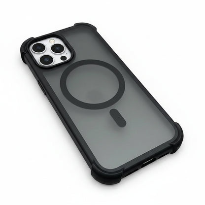 Funda de lujo mate MagSafe Armor para iPhone