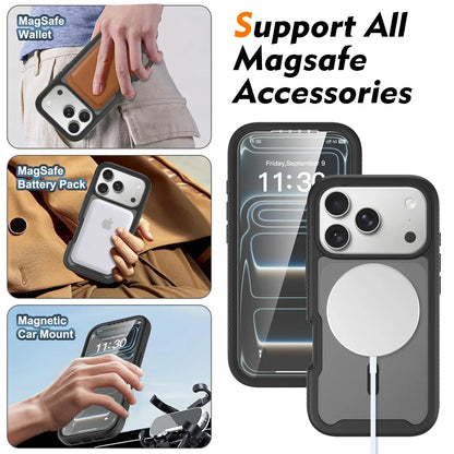 360 Full Body Matte MagSafe iPhone Case