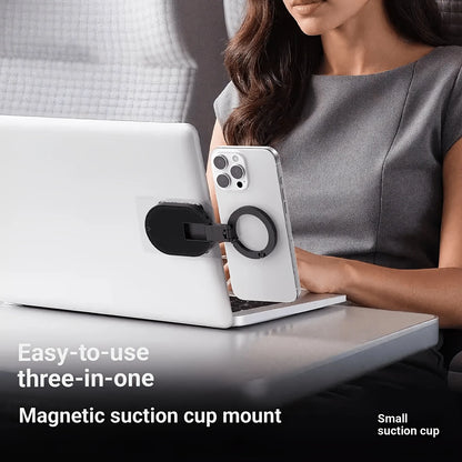 3-in-1 Magnetic Phone Holder & Foldable Stand