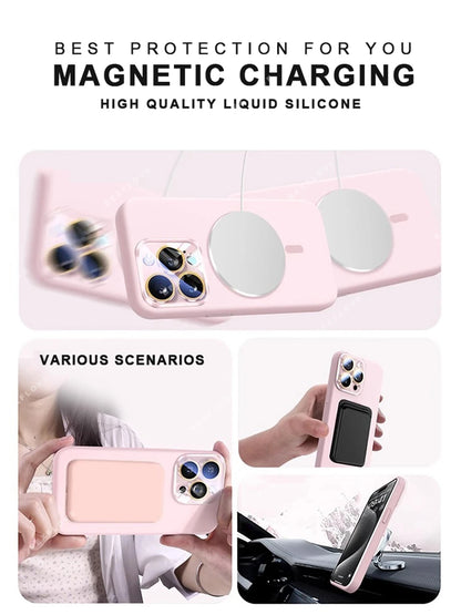 Liquid Silicone MagSafe iPhone Case