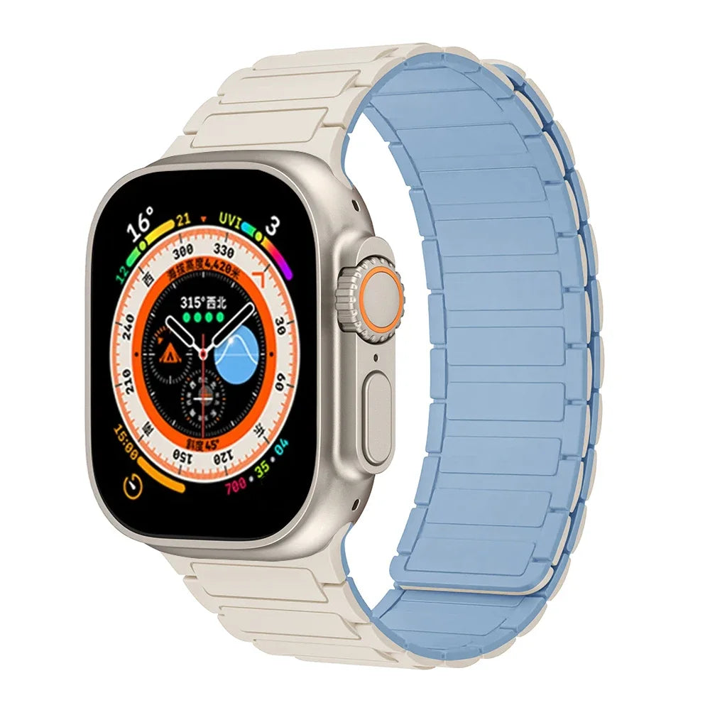 Magnetic Silicone Apple Watch Band
