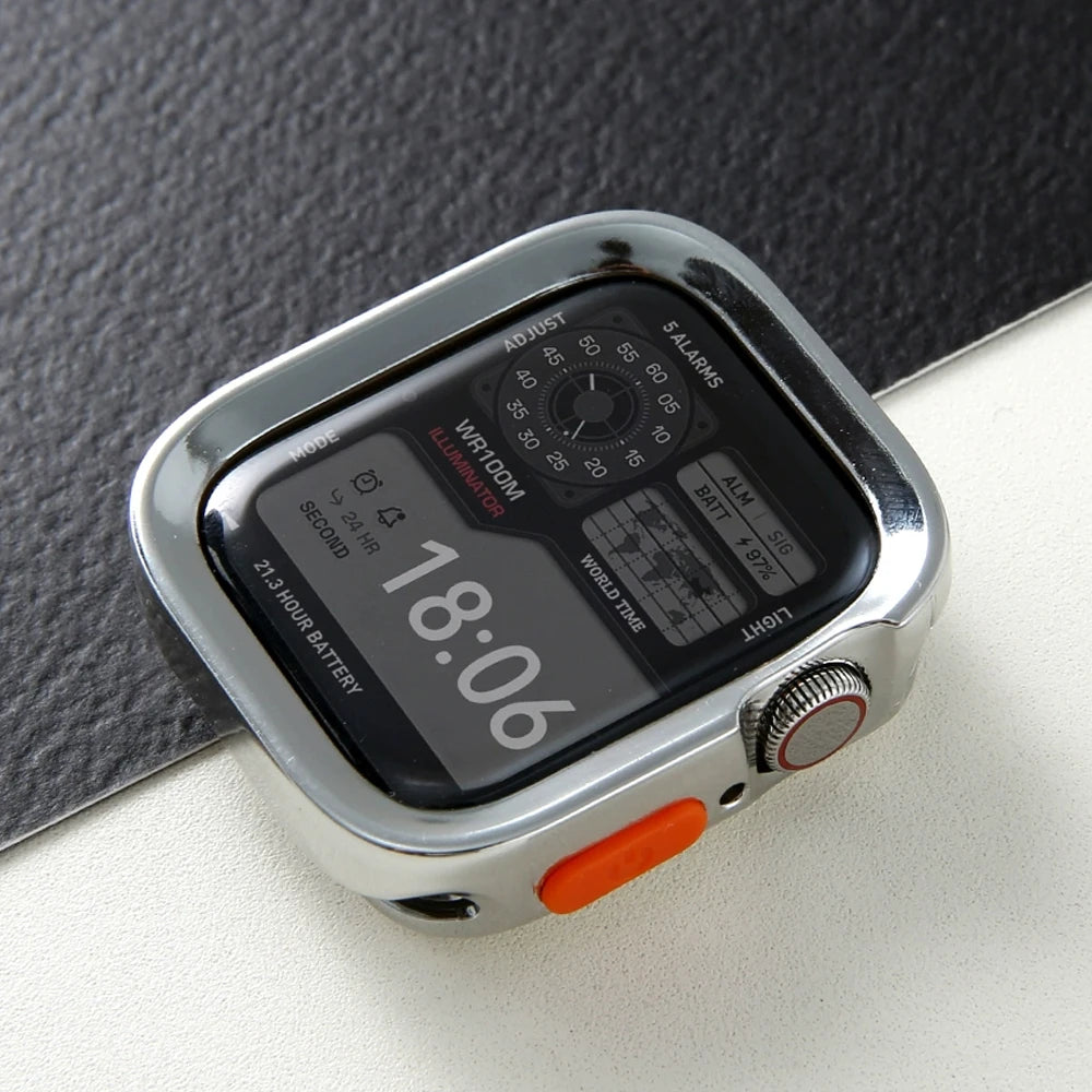 Soft Silicone Apple Watch Protective Case
