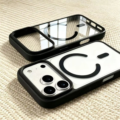Funda de acrílico transparente para iPhone con MagSafe