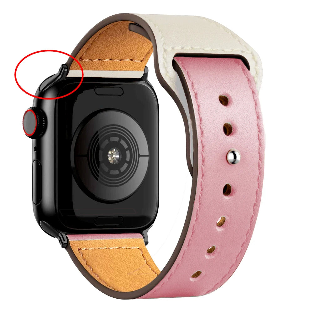 Classic Leather Apple Watch Band