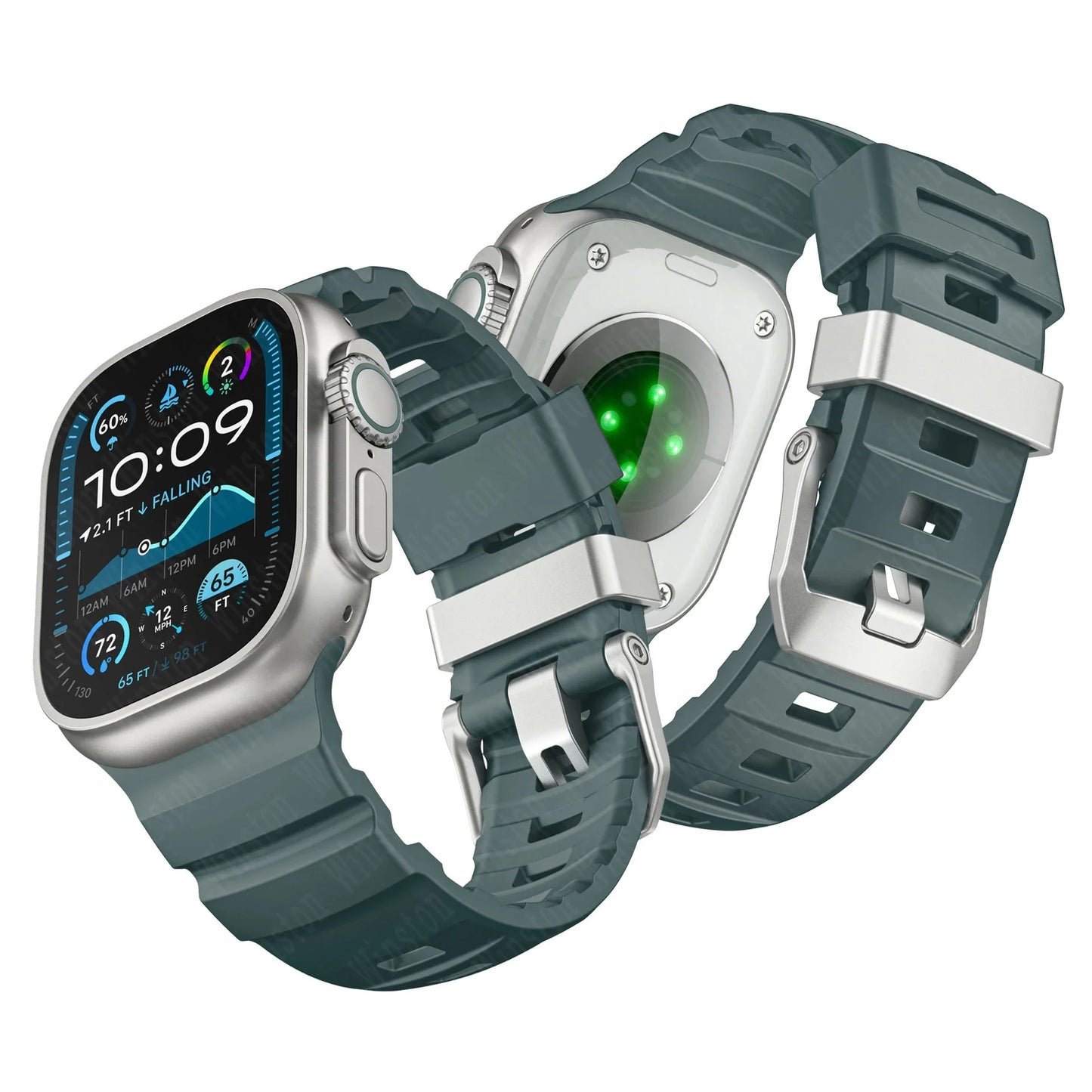 Fluorescent Sport Silicone Apple Watch Band