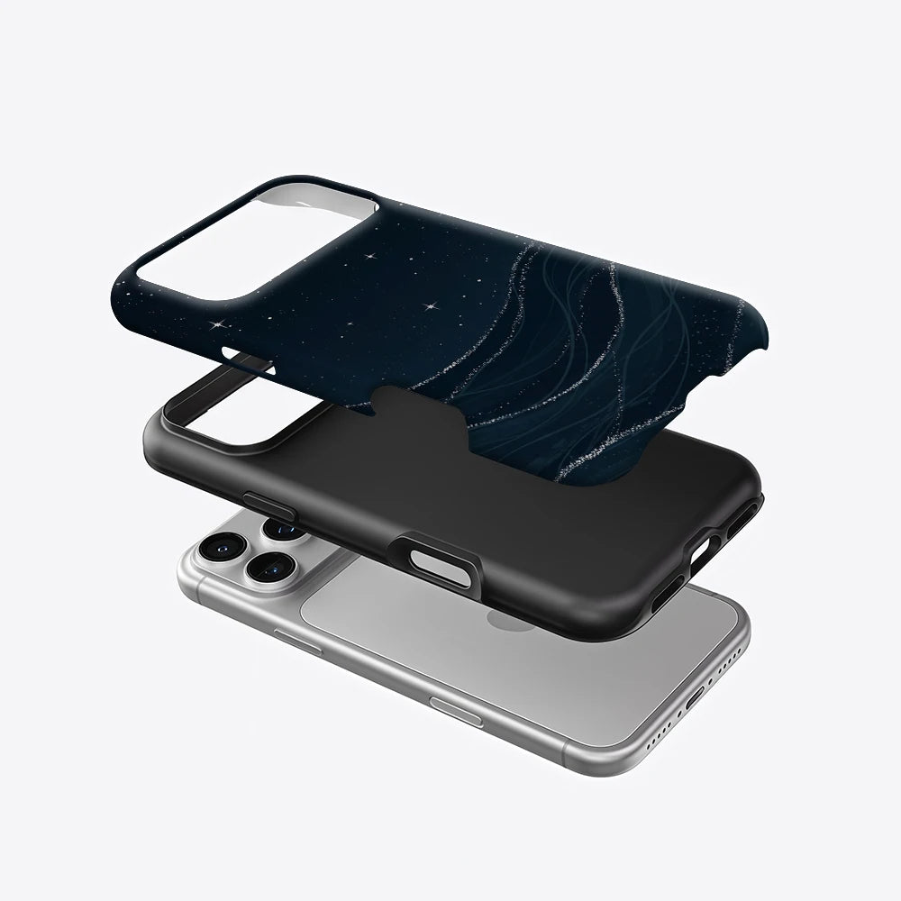 Starry Night Waves MagSafe iPhone Case