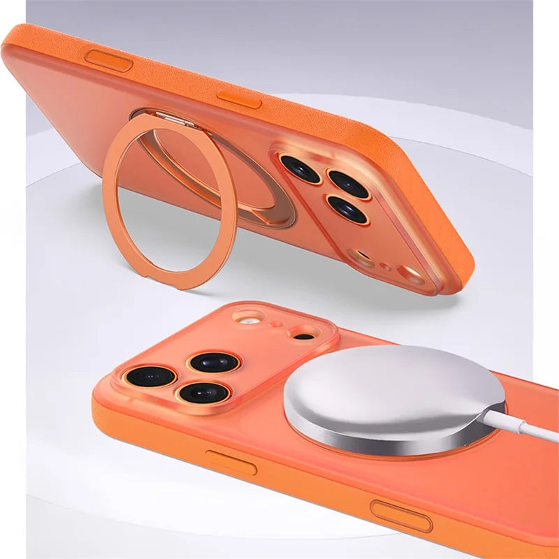 360° Rotating MagSafe Ring iPhone Case