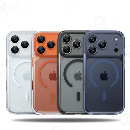 Business Matte Clear MagSafe iPhone Case