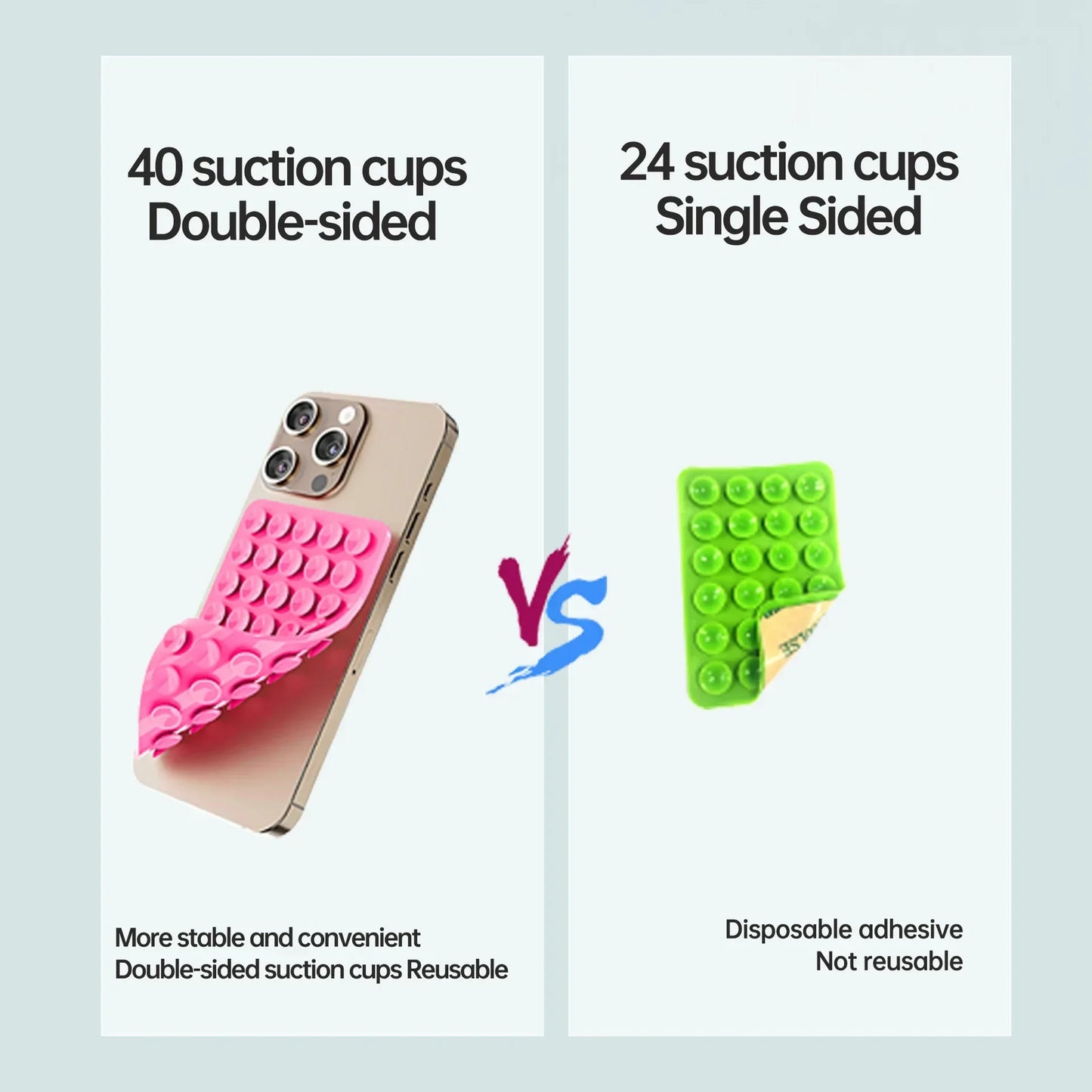 Silicone Suction Cup Phone Holder Pad