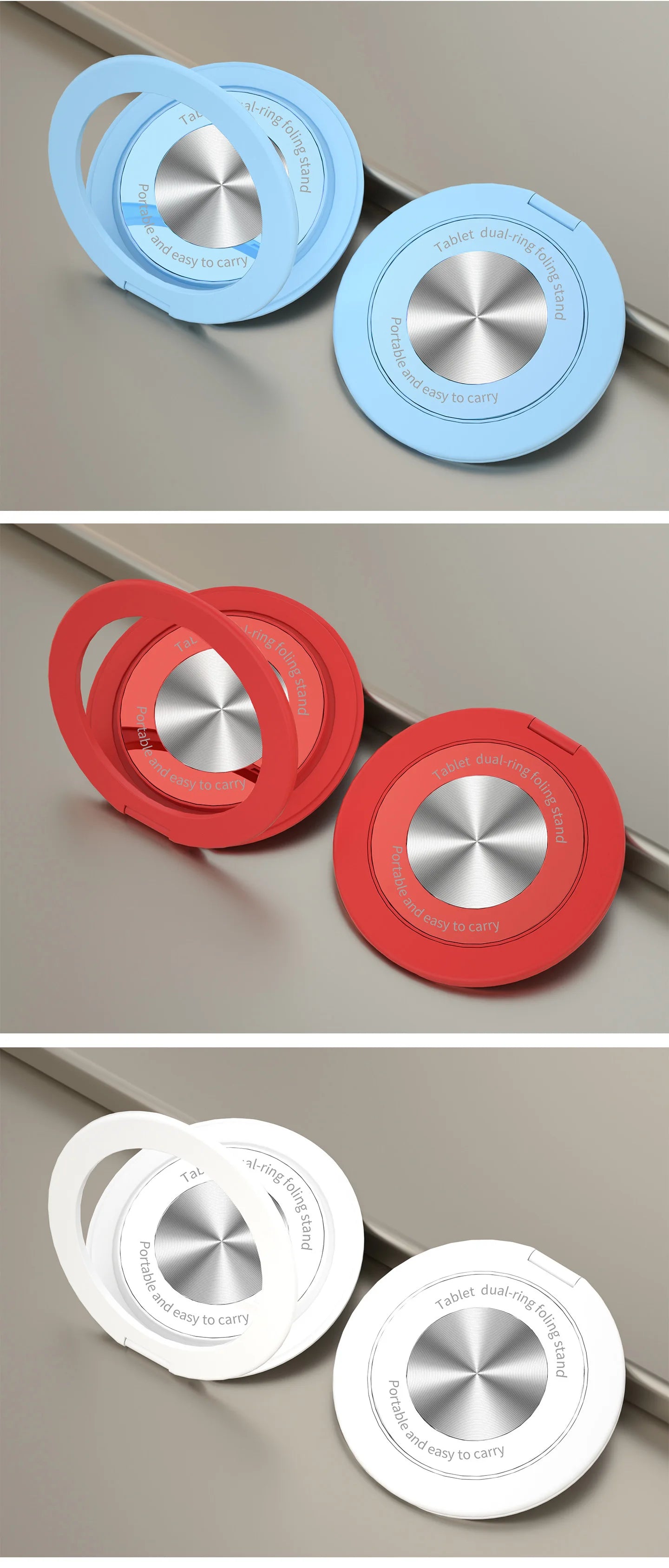 Aluminum 360° Magnetic Tablet Holder Stand