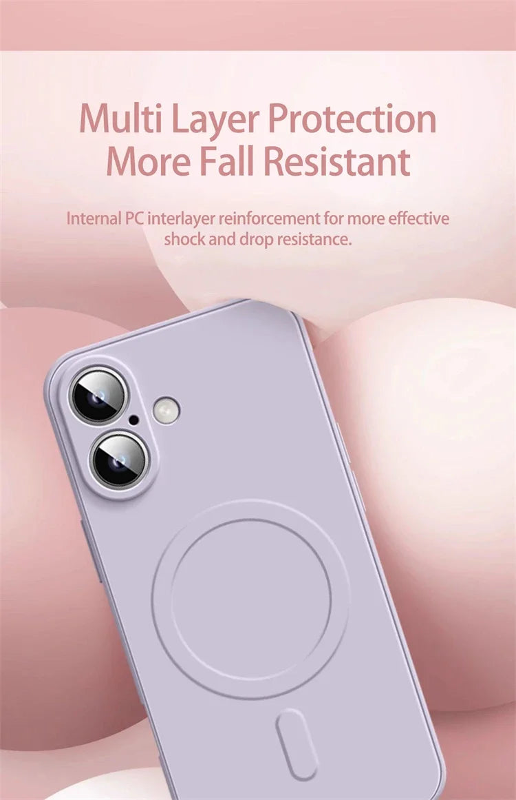 Liquid Silicone MagSafe iPhone Case