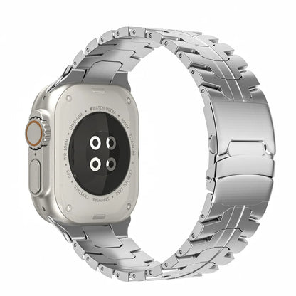 Titanium Color Stainless Steel Apple Watch Band