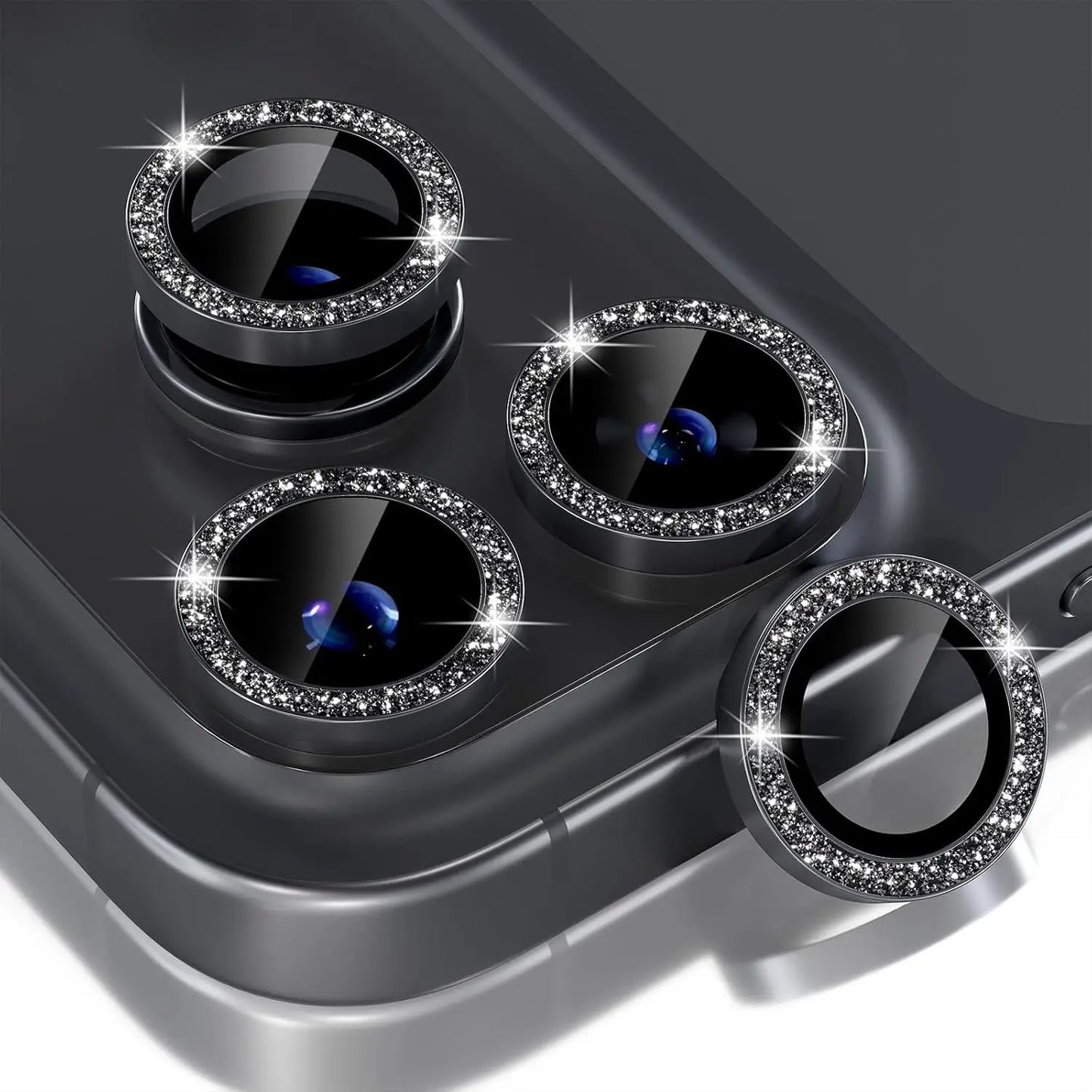 Bling Diamond Metal Ring Camera Lens Protector