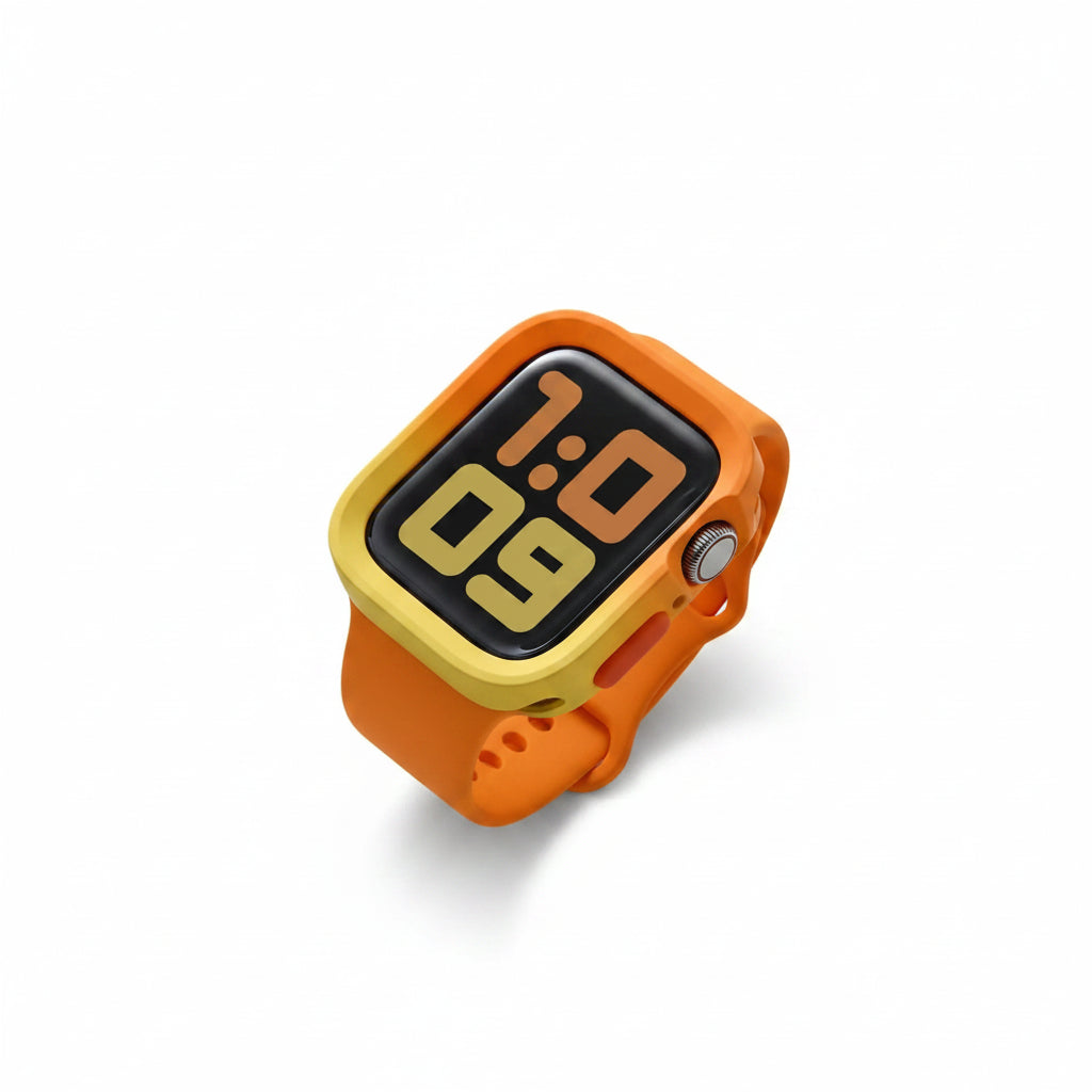 Soft Silicone Apple Watch Bumper Case