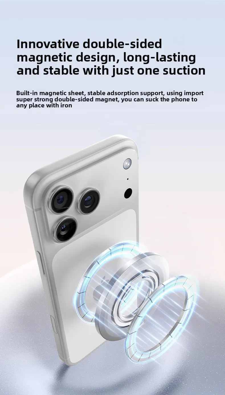 Foldable MagSafe Metal Ring Phone Stand Grip